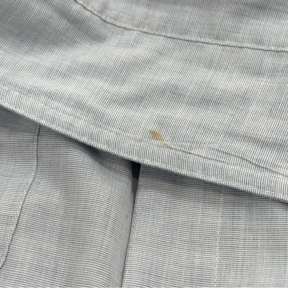 Patagonia Vintage Outdoor Long Sleeve Vented Fishing Shirt Pale Blue/Gray Large - Picture 11 of 15